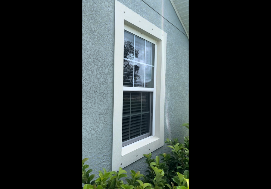 After Clean Window Sill